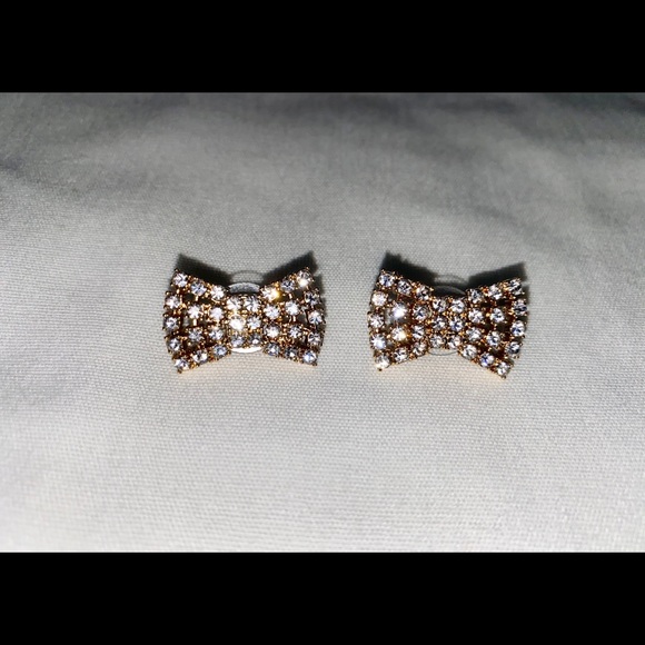 Kate Spade Sparkling Bow Necklace and Earring Set - Picture 5 of 12